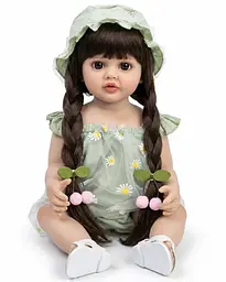 Реалістична Кукла Реборн 55 см повністю вінілова Doll Reborn Baby К0100220