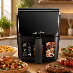 Багатофункціональна фритюрниця Zepline ZP-00339, 4200 Вт, чорна - мініатюра 3