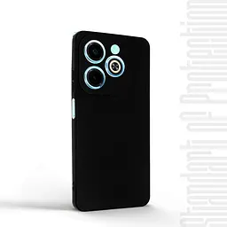 Чехол-накладка для смартфона Infinix Hot 40i, противоударный, силиконовый, термополиуретановый (TPU), с защитой камеры и корпуса, черный, защита всего корпуса, ArmorStandart (ARM73940) - мініатюра 2