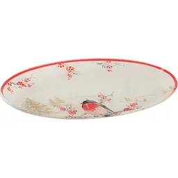 Блюдо Viva NY Winter Bird овальне 30х20 см (S441012A-1) - мініатюра 3
