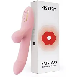 Вібратор-кролик KisToy Katy Max з обертанням стовбура та вакуумною стимуляцією - мініатюра 5