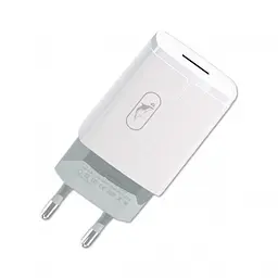 Мережевий зарядний пристрій SkyDolphin SC06 (1USBx2.4A) White (SDMZP-000177) - мініатюра 3