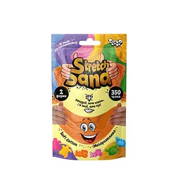 Пісок кінетичний Danko Toys Stretch Sand від 3 років 350 г Помаранчевий (PZ-340-P-94)