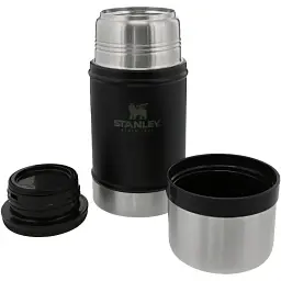 Харчовий термоконтейнер Stanley Classic Legendary Matte 0.75 л Black - мініатюра 2