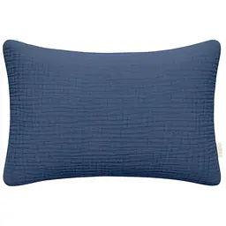 Наволочка Cosas Denim муслінова 40х60 см темно-синя (026Muslin_Denim_40x60)