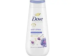 Гель для душу DOVE 225мл Антистрес з блакитною ромашкою та вівсяним молоком