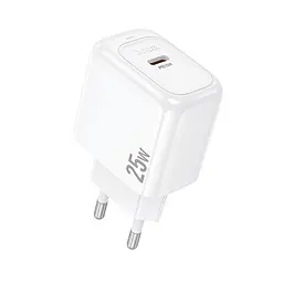 Сітчастий зарядний пристрій HOCO CS53A Surplus single port PD25W charger білий
