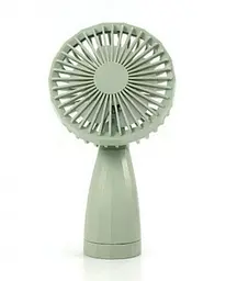 Ручний портативний вентилятор Mini Fan 6601 на акумуляторі з ручкою мінівентилятор - мініатюра 2