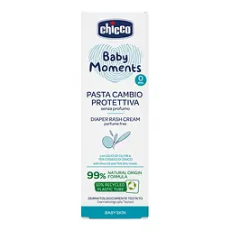 Крем захисний під підгузок Chicco Baby Moments з цинком і пантенолом 100 мл (12114.00) - мініатюра 3