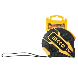 Рулетка Ingco 10 м × 25 мм автостоп (HSMT081025-1) - мініатюра 5