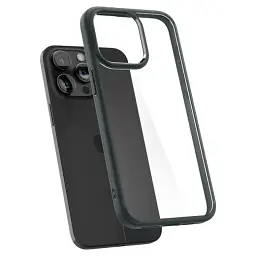 Прозорий чохол Spigen Ultra Hybrid Abyss Green для iPhone 15 Pro Max (ACS06574) - мініатюра 2
