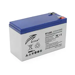 Акумуляторна батарея AGM RITAR RT1280, Gray Case, 12V 8.0Ah ( 151 х 65 х 94 (100) ) Q12