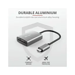 Считыватель флэш-карт Trust Dalyx Fast USB-C Card reader (24136) - миниатюра 10