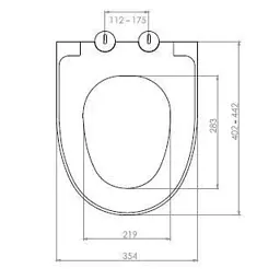 Сидіння для унітазу NKP Style 0408 Soft Close+Quick Release дюропласт антибактеріальне - мініатюра 10