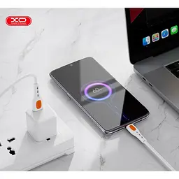 Кабель XO NB280 Jian Yan Series Micro Data Cable 1M 3A Білий - мініатюра 5