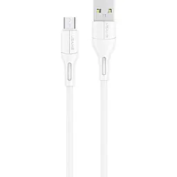 Кабель Usams USB-MicroUSB U68 2A 1m [White] [66701]