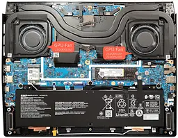 Вентилятор 12V Acer кулер для моделей ноутбука Nitro 14 AN14-41, Predator Helios Neo 14 PHN14-51 для CPU (23.QQKN2.001) Acer, 12V, 4pin - мініатюра 3