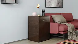 Стіл-тумба трансформер Смарт 1/2 Ferrum-decor 750x1450x600 ДСП Венге Магія 16 мм (FRD-106164) - мініатюра 6