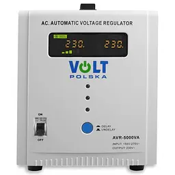 Стабілізатор напруги Volt Polska AVR 5000VA 150Vac-270Vac - мініатюра 3