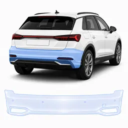 Антигравійна захисна бронеплівка за лекалами для Audi Q4 e-tron F4 2021- задній бампер