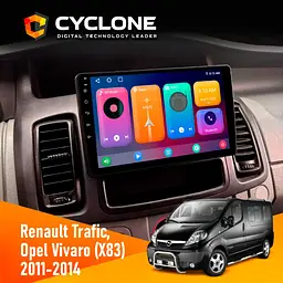 Штатна магнітола Opel Vivaro 2011-2015 Cyclone C10-001 2x32 CPL Cyclone (НФ-00006190)