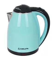 Електрочайник Delfa DK 3530 X Turquoise 1.8 л - мініатюра 2