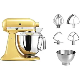 Планетарний міксер KitchenAid Artisan 4.8 л величний жовтий (5KSM175PSEMY)