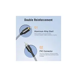 Кабель мультимедійний 1xRCA M to 1xRCA M 2.0m digital black Vention (VAB-R09-B200) - мініатюра 3