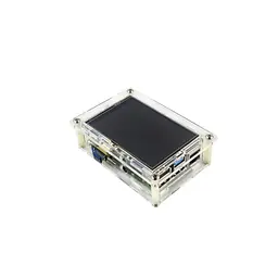 Корпус для Мікро ПК Raspberry Pi для PI4 прозорий (Acrylic, for 3.5 inch LCD) (RA575) - мініатюра 2