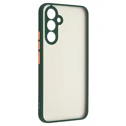 Чехол-накладка для Samsung Galaxy A54 5G (A546), Frosted Matte, зеленый, противоударный чехол с защитой всего корпуса, термополиуретан TPU + поликарбонат PC, ArmorStandart (ARM66718)