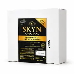 Презервативи SKYN Original 144 шт — безлатексні ультратонкі презервативи з полііопрену, гіпоалергенні презервативи для природних в