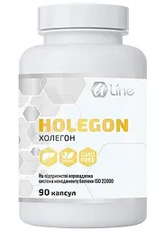 Холегон 90 капсул антипаразитарний комплекс з жовчогінною дією, A-line