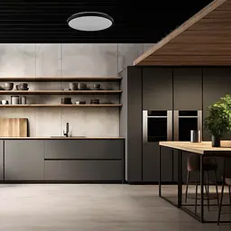 Стельовий світильник Ring матовий 30W 395 x 60 мм 4000К чорний - мініатюра 9