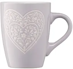 Чашка Ardesto Heart, 330 мл, сірий (AR3467GR) - мініатюра 4