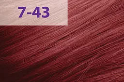 Професійна крем-фарба jNOWA Professional Chromatic Save Siena, відтінок 7/43, 90 мл - мініатюра 2