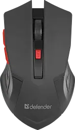 Мишка Defender Accura MM-275 Black-Red (52276) - мініатюра 1