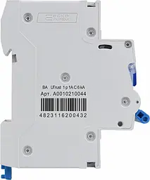Модульний автоматичний вимикач 1р - 1А - С - UTrust АСКО-УКРЕМ (A0010210044) - мініатюра 4