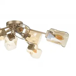 Люстра стельова Brille в спальню E14 40W G (LK-669C/8) - мініатюра 3