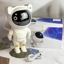Проєктор зоряного неба Космонавт 22 см — нічник з LED-підсвіткою, магнітна голова, мережевий - мініатюра 4