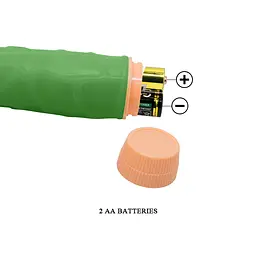 Вібратор - Barbara Bill Vibrator 8,8" Green - мініатюра 2
