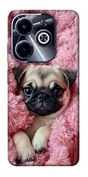 TPU чохол Demsky Мопс у ніжностях для Infinix Hot 40i
