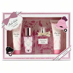 Подарунковий набір V.V.Love Pink Cutie Pour Femme 4в1 - мініатюра 2
