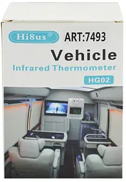 Термометр безконтактний інфрачервоний Hi8us HG02 настінний White (3_00683) - мініатюра 4