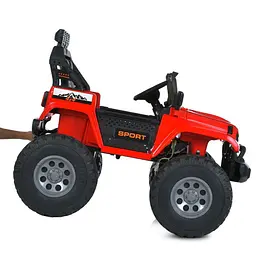 Дитячий електромобіль Bambi Джип M 6204EBLR-3 24V до 60 кг - мініатюра 6