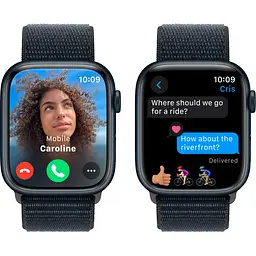 Смарт-годинник Apple Watch Series 9 GPS 45mm Midnight Aluminum Case with Midnight Sport Loop [MR9C3] [95101] - мініатюра 5