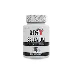 Селен MST Nutrition Selen 200 mcg, 90 таблеток для підтримки здоров'я волосся і нігтів