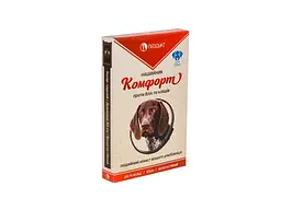 Нашийник протипаразитарний Продукт Собаки Комфорт проти бліх та кліщів чорний 65см - мініатюра 2