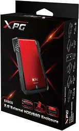 Зовнішня кишеня EX500, Red ADATA teh0020676 - мініатюра 5