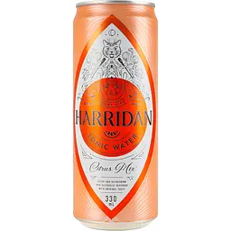 Упаковка напою Harridan Tonic Water Citrus Mix сильногазований безалкогольний 330 мл x 6 шт. з/б - мініатюра 2