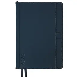 Щоденник-діловий записник А5 Leo Planner Legacy 2026 твердий синій 368 сторінок (252648)